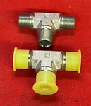 Parker M0514 Union Tee Pipe Fitting Size: 3/8"NPT (lot Of 2). Fixed Price $20.00.