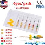 6PC Dental Files X3-PRO Gold Taper Rotary Endodontic For Engine Motor. Fixed Price $12.78.