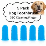 5-PACKS Dog Toothbrush Finger Puppy & Pet Teeth Cleaning Dental Care. Fixed Price $10.99.