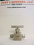 Swagelok/whitey, SS-26VS6, Sst, 3/8" Needle Valve, 6000PSI 100*F. Fixed Price $80.75.