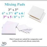 Dental Mixing Pads Paper/poly Coated Disposable 3X3, 6X6, 6X3, 3" 5", 100/PK. Fixed Price $7.95.