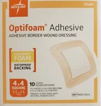 Box Of 10- Medline Optifoam Adhesive Sterile Wound Dressings 4" #MSC1044. Fixed Price $17.99.