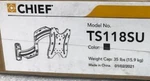 Chief TS118SU Thinstall Small Swing Dual Arm Wall Monitor Tv Mount (1543-263). Fixed Price $89.99.