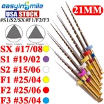 6PC Pro Gold Taper Dental Endodontic Niti Rotary File Motor Tip 21MM Easyinsmile. Fixed Price $16.62.