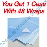*48-PIECES* Halyard Health Quick Check H400 Sterilization 54" X Wraps 34146. Fixed Price $174.99.