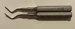Two Hu-friedy Root Tip Picks EHO4 EH05 Frosted Handles Used. Fixed Price $120.00.