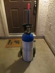 New Luxfer TC-3ALM124 Cylinder Tank With Dolly TC3ALM. Fixed Price $179.99.