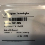 Agilent 5021-1817 Capillary St 0.17 X 150. Fixed Price $33.00.
