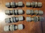 Nos Lot Of 7 Parker Bulkhead Union 8 Wbu-s 1/2 ". Fixed Price $35.00.