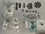 Lot Swagelok Stainless Steel Compression Fitting Pieces 316. Fixed Price $100.00.