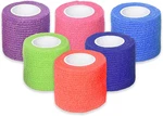 Self Adherent Cohesive Bandages 2" X 5 Yards - 6 Count, Rainbow Colors. Fixed Price $16.53.