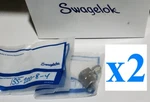 X2 New Swagelok SS-200-8-4 Elbow, 1/8 In. Tube Od 1/4IN Female Npt Fitting. Fixed Price $54.95.