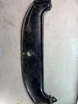 Vintage Black Metal Engine Splash Shield / Timing Cover Plate. Fixed Price $100.00.