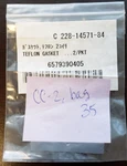 Shimadzu Teflon Gasket 2/PKT (228-14571-84). Fixed Price $15.00.