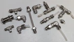 Mixed Lot Swagelok Cajon Parker Fujikin Stainless Fittings Elbows. Fixed Price $39.99.