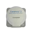 CERAMCO3 Powder Bottle Of 28.4GM 1OZ. Overglaze By Dentsply Fastship 'k'. Fixed Price $30.00.