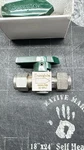 New Swagelok Quarter Turn Instrument Plug Valve 3/8" Od Tube P/n SS-6P4T. Fixed Price $45.00.