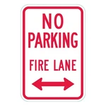 Lyle T1-2846-EG 12X18 No Parking Fire Lane SIGN,18" 12" 449A34. Fixed Price $35.67.