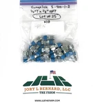 Swagelok, Lot Of 25, S-400-1-2, Tube Fitting Male Connector 1/4"T X 1/8"NPT, New. Fixed Price $150.00.