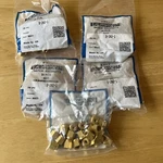 Swagelok B-202-1, 1/8" Tube Brass Nuts (lot OF20). Fixed Price $39.69.