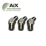 Lot Of Parker 6-6 Vtx-ss 45 Jic Elbow Fittings 3/8 Flare Npt. Fixed Price $29.74.