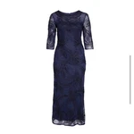 Js Collections Women's Pearl Beaded Soutache Column Gown Formal Blue Size 10. Fixed Price $77.00.