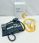 Mckesson Lumeon Adult Cuff Arm Aneroid Sphygmomanometer W/ Original Box. Fixed Price $29.01.