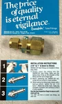 Swagelok B-810-6-4 Brass Reducing Union 1/2 Od 1/4. Fixed Price $7.95.