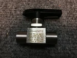 Swagelok Stainless Steel Ball Valve SS-42VF2 500 Psi Ports 1/8 Npt. Fixed Price $55.00.