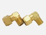 Lot Of (2) New Crawford 1/2" Tube X 3/8" Male Npt Brass 90 Elbows, B-810-2-6. Fixed Price $13.99.