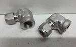 Lot Of 2 New No Box! Swagelok 3/8" Tube Fnpt Stainless Elbows SS-600-8-6. Fixed Price $24.95.