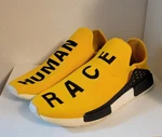 Adidas X Pharrell Williams Nmd "human Race" Yellow Size Us 12. Fixed Price $129.99.
