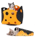 Cat Tunnel Toy Felt Pom Splicing Deformable Kitten Nest Collapsible Tube. Fixed Price $19.20.