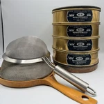 W.s. Tyler Astm E-11 Testing Lot No 10 40 80 200 Lid Pan Hand Sieves Miner. Fixed Price $299.99.