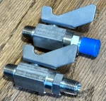 Set (2) New Graco Low Pressure Ball Valve Fluid Liquid Control 500 Psi 34 Bar. Fixed Price $68.00.