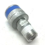 Swagelok B-QC4-D-4PMK5 Brass Insturment Quick Connect Stem Valve 1/4" Blue Key. Fixed Price $30.00.