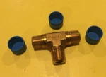New Cajon Swagelok B-6-MT 3/8" Mnpt Pipe Tee Fitting. Fixed Price $27.88.
