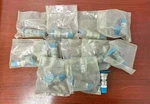 Lot Of 12 New Swagelok Brass Quick-connects, Model # B-QC4-B-4PM, 1/2" Male Npt. Fixed Price $200.00.