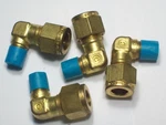 4 Crawford Swagelok Brass Elbows, 3/8" Od Tube X 1/8" Male Npt, B-600-2-2. Fixed Price $26.89.