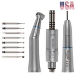 Skysea Dental Slow Speed Contra Angle Straight Handpiece Air Motor 4HOLE/BURS. Fixed Price $60.07.