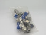 Hoke 6TTM4316 Gyrolok Male Branch Tee 3/8" Tube Od 1/4" Pipe Thread Lot Of 7 Nop. Fixed Price $94.24.