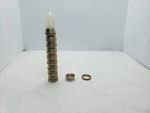 Swagelok B-600-SET Front And Back Brass Ferrules 3/8", Lot Of 10, Nnb. Fixed Price $19.96.