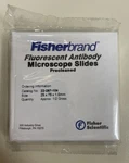 Lot Of 15 Fisherbrand Fluorescent Antibody Slides Precleaned 22-267-104 Rings. Fixed Price $75.00.