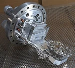 Perkin Elmer Phi 4 Axis Sample Stage 8" Conflat Uhv Vacuum Flange Lesker Mdc. Fixed Price $2000.00.