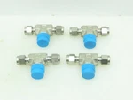Hy-lok 316 Male Branch Tee Compression Fitting 1/4" Tube X 3/8" Mnpt Lot Of. Fixed Price $34.99.