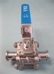 3/4" Tri-clamp Vne 1000 Wog Locking Manual Stainless Sanitary Ball Valve F9. Fixed Price $29.99.
