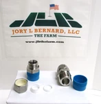 Swagelok, SS-1010-1-12-BTT, Lot Of 4, 3/4" Mnpt X 5/8" Tube, Teflon Ferrules New. Fixed Price $102.00.