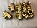 Parker Brass 1" Mmo Female Tee (new Ea). Fixed Price $110.00.