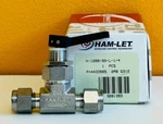 Ham-let H-1200-SS-L-1/4 1/4", 300 Psi, 2-WAY Manual Toggle Ball Valve. New!. Fixed Price $47.99.