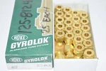 Box Of 25 New Hoke Gyrolok 4CP Cap Fitting 1/4'' Brass. Fixed Price $59.98.